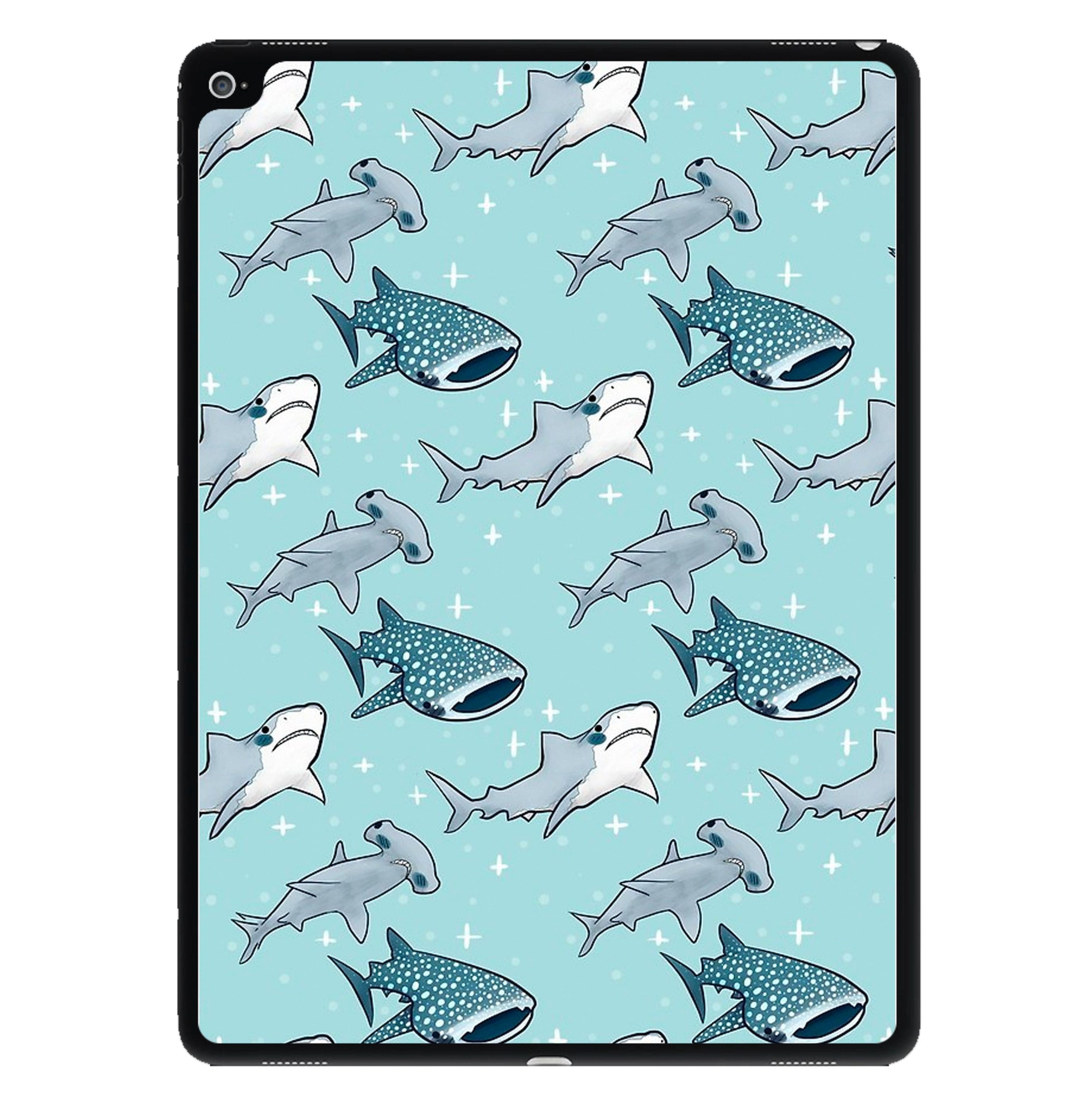 Shark Pattern iPad Case