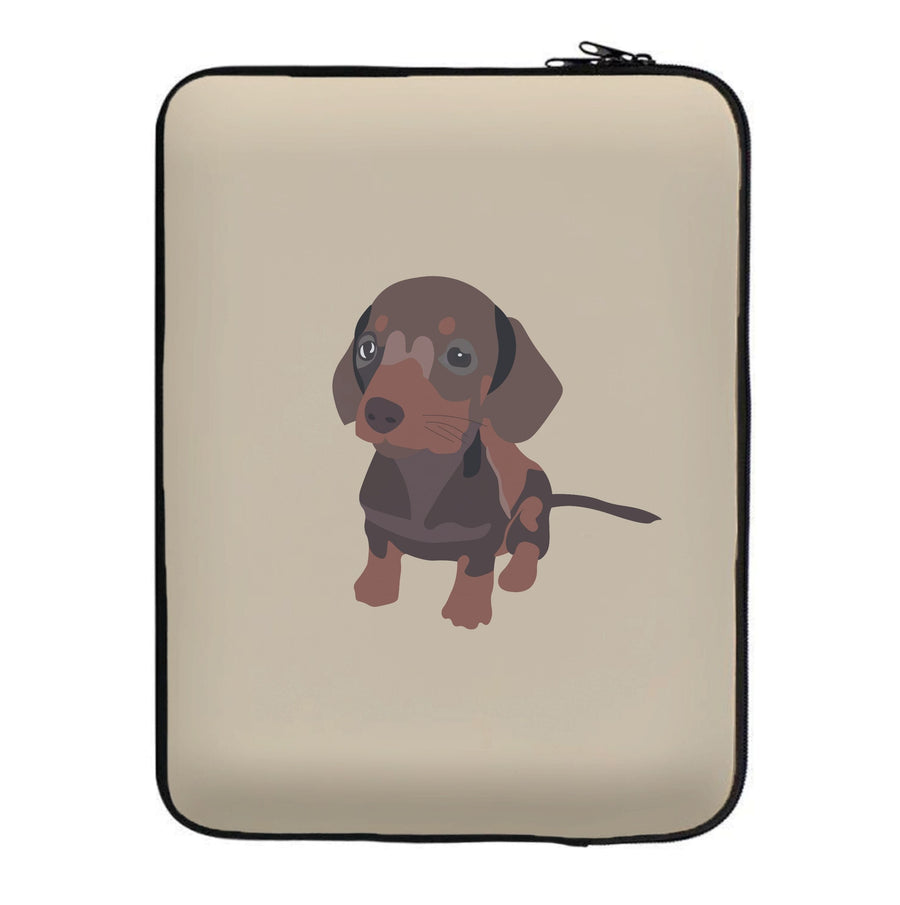 Brown - Dachshunds Laptop Sleeve