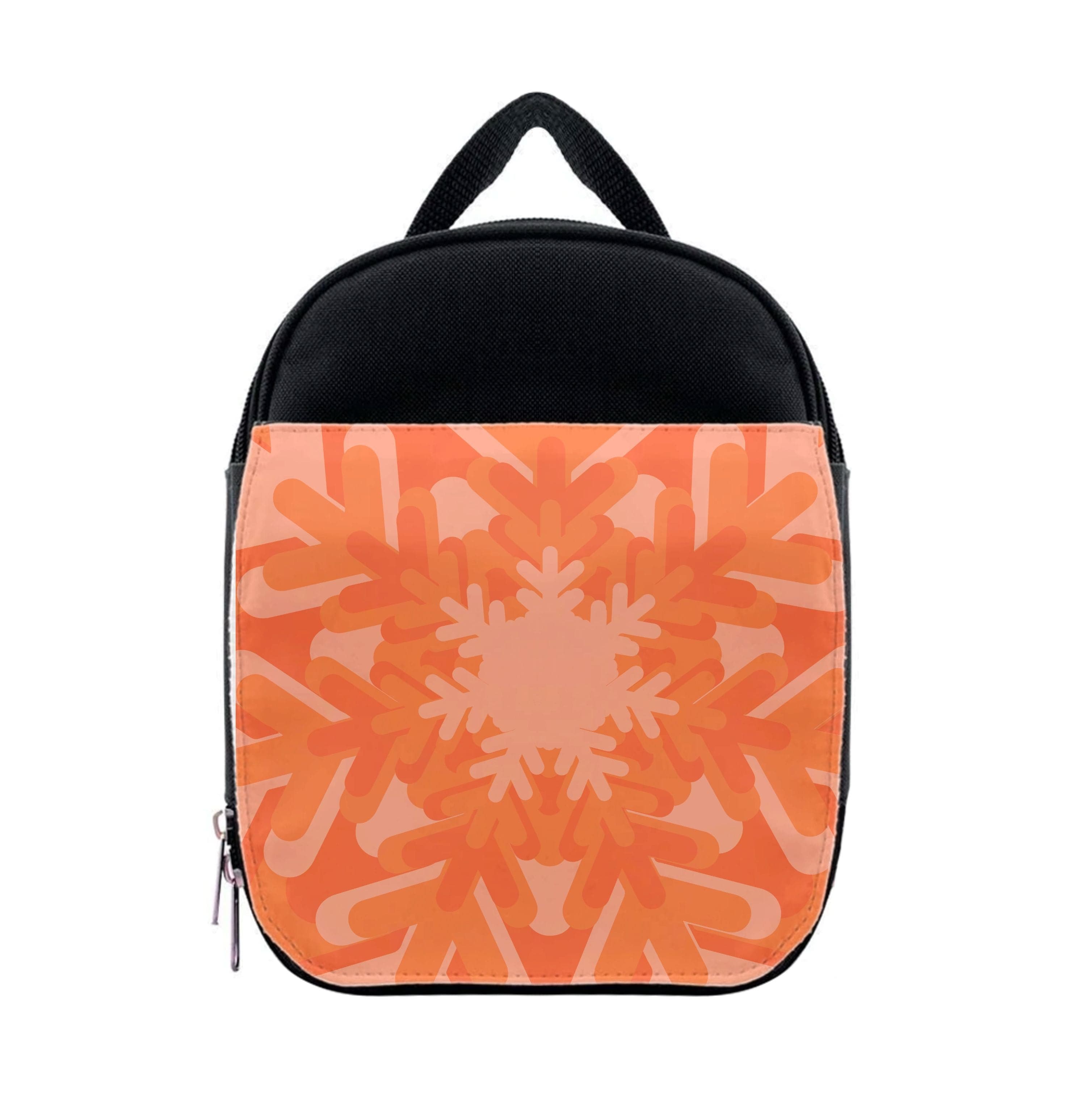 Orange - Colourful Snowflakes Lunchbox