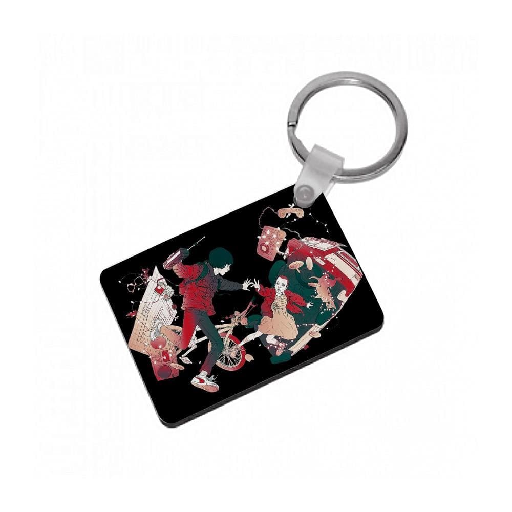 Stranger Things - Falling Keyring - Fun Cases