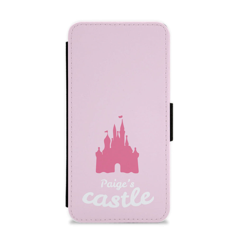 Disney Castle - Personalised Disney  Flip / Wallet Phone Case