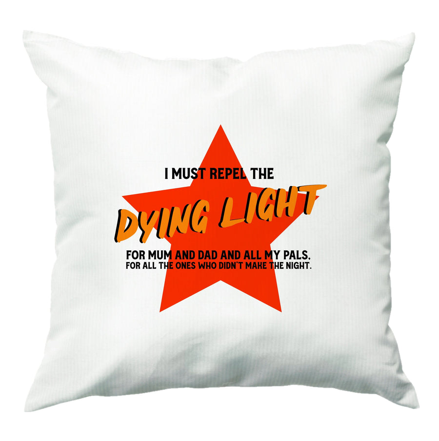 I Must Repel The Dying Light - Sam Fender Cushion