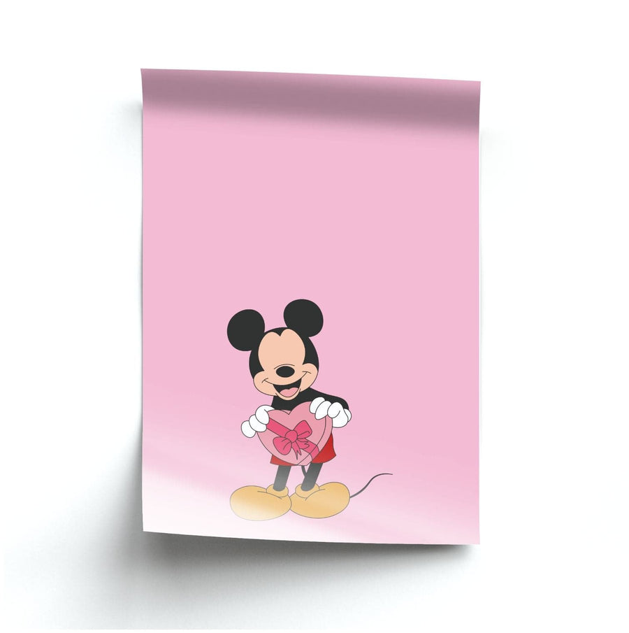 Mickey's Gift - Disney Valentine's Poster