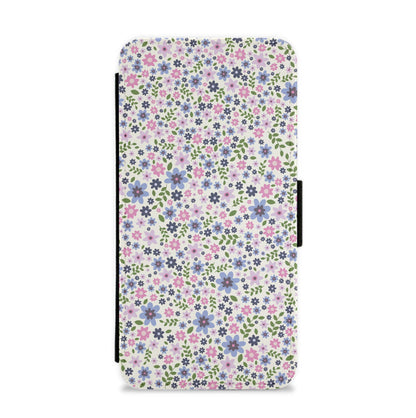 Floral Pattern - Floral Flip / Wallet Phone Case