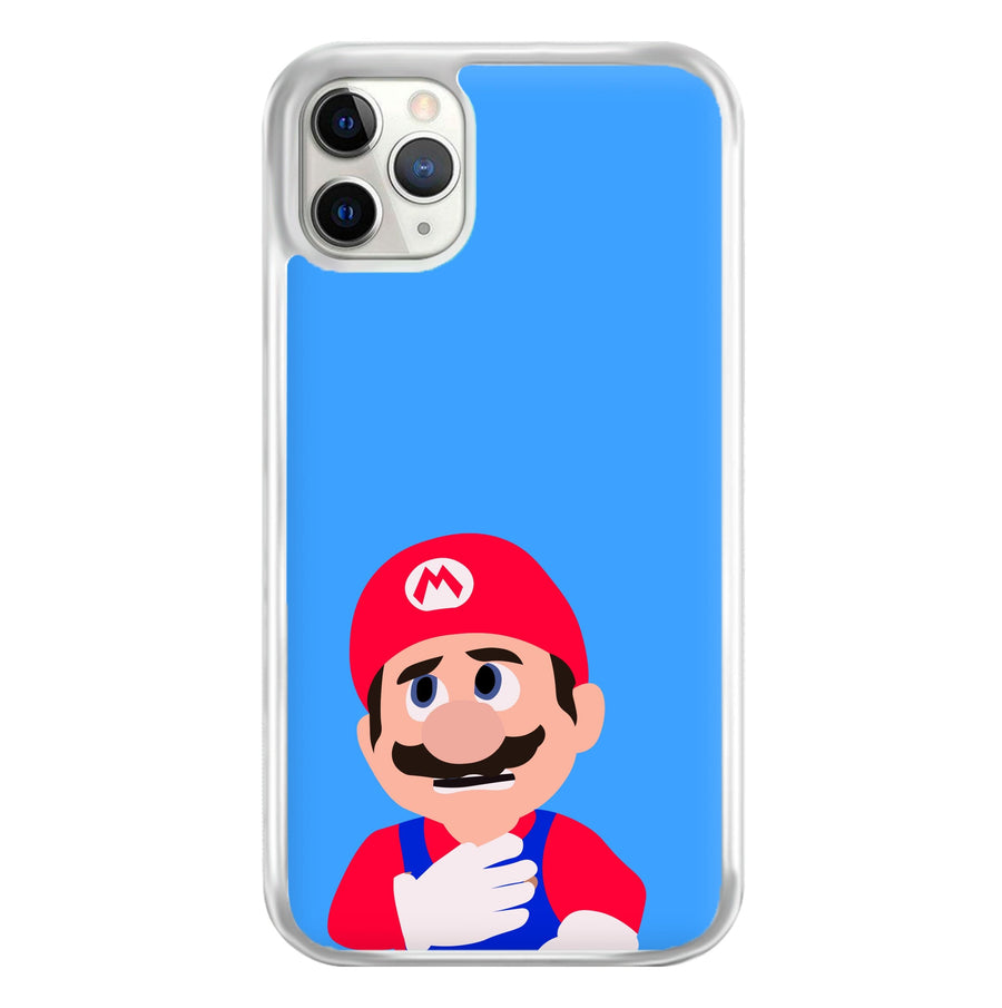Worried Mario - The Super Mario Bros Phone Case