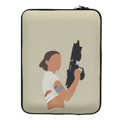 Leia With Gun Laptop Sleeve