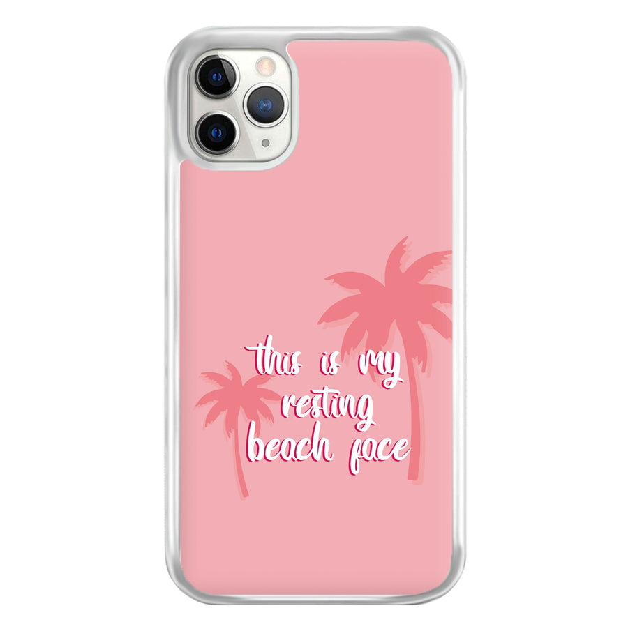 This Is My Resting Beach Face - Summer Quotes Phone Case