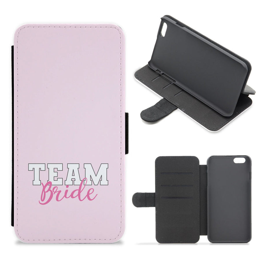 Team Bride - Bridal Flip / Wallet Phone Case