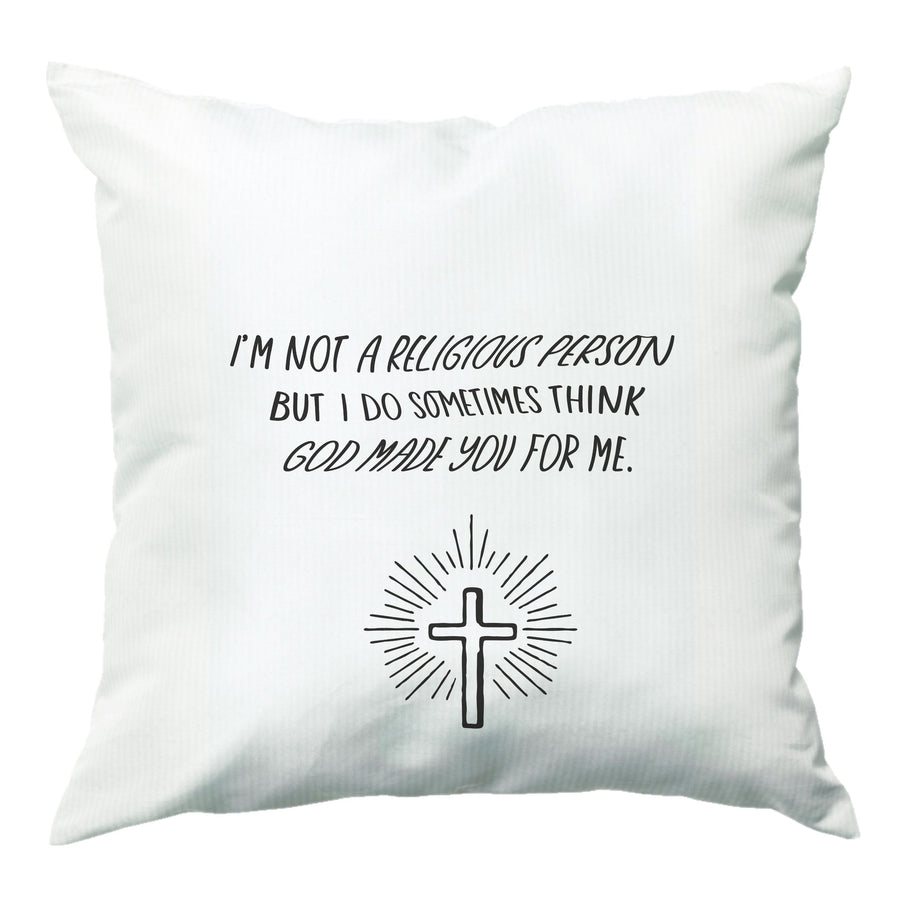 I'm Not A Religious Person - Normal People Cushion