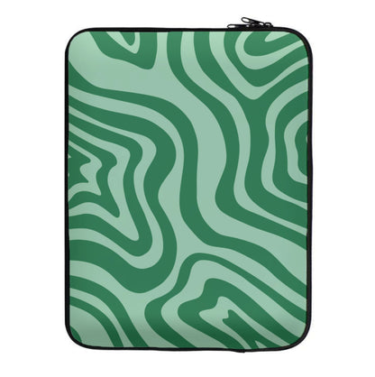 Green Abstract Halloween  Laptop Sleeve