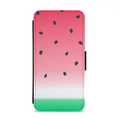 Watermelon Ombre Flip Wallet Phone Case - Fun Cases