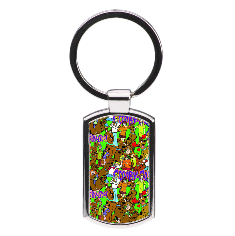 Collage - Scooby Doo Luxury Keyring
