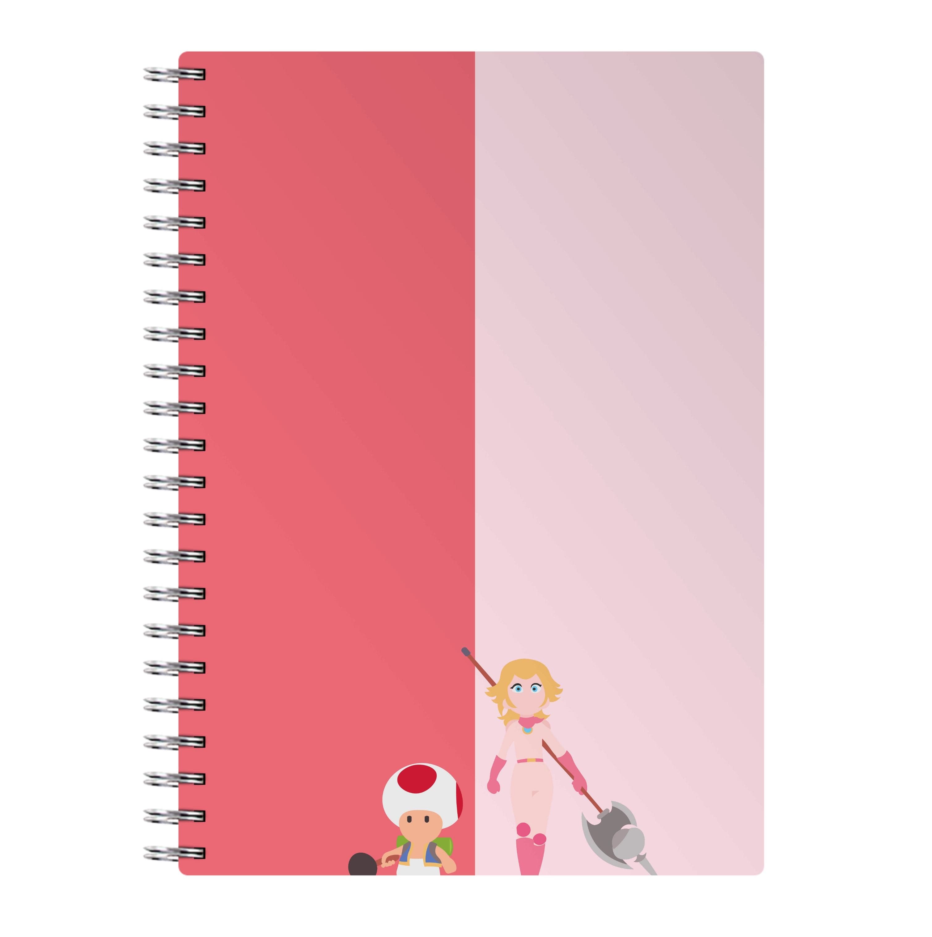 Toad And Peach Notebook