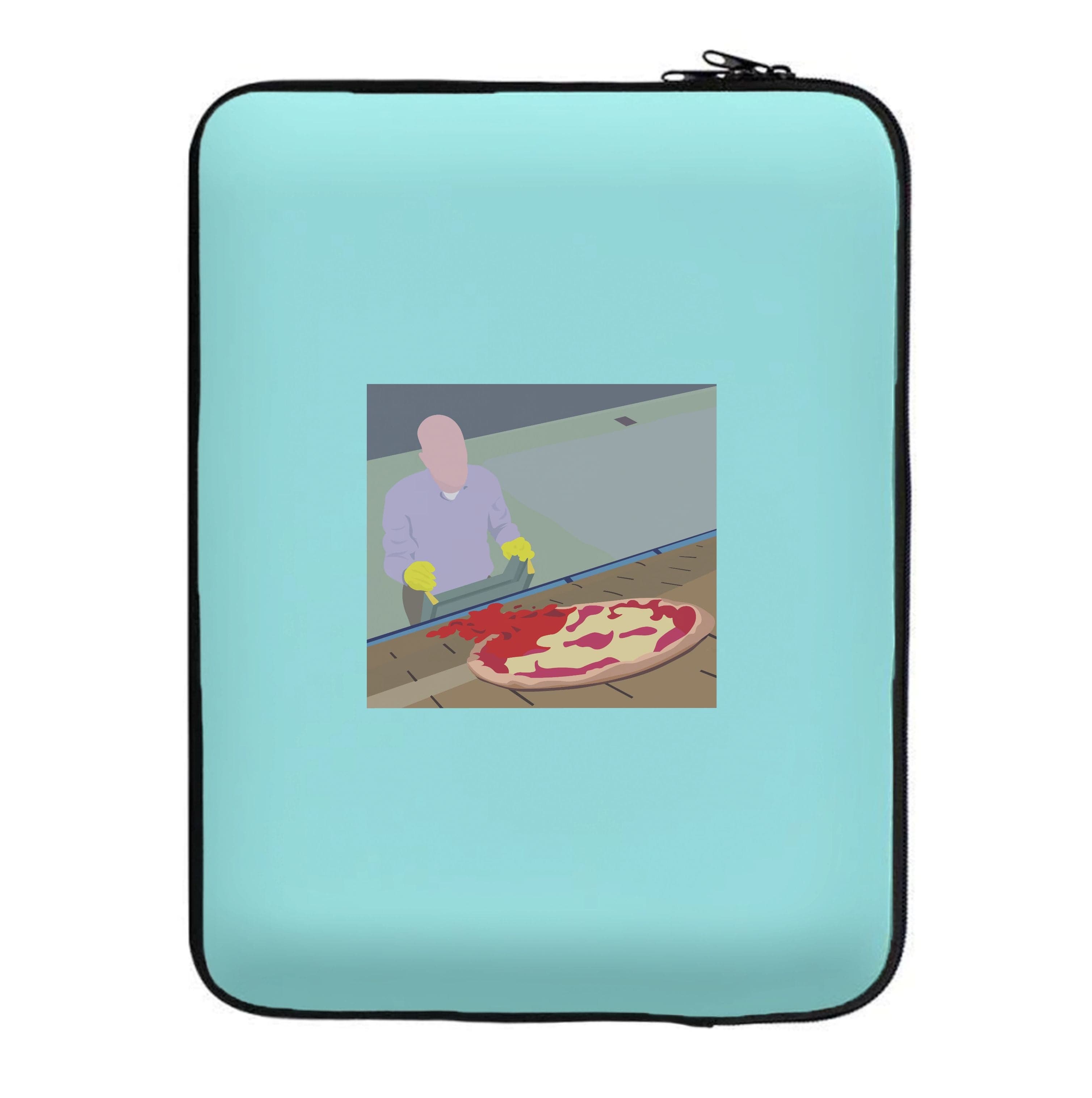 Pizza On The Roof Laptop Sleeve