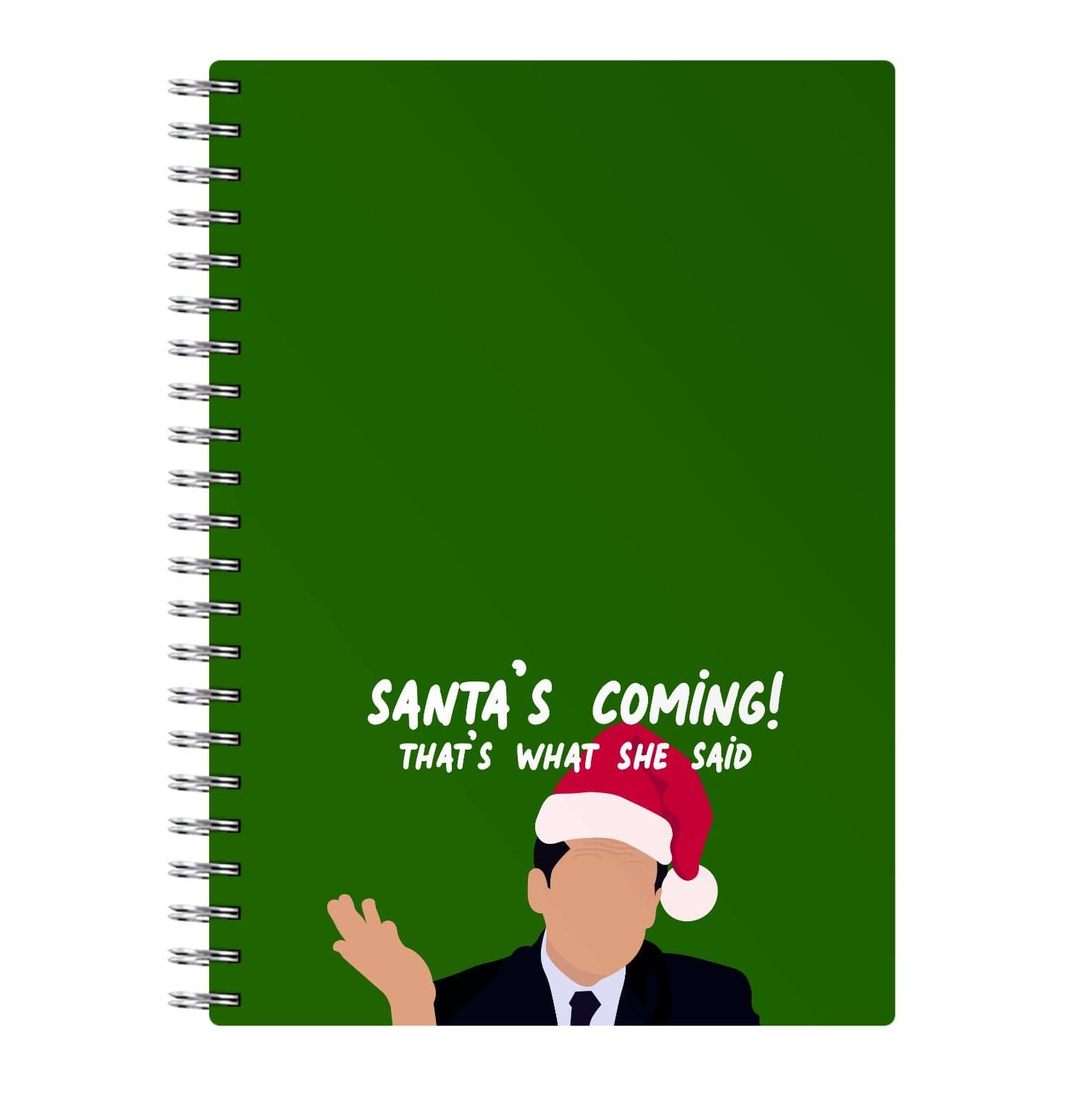 Santa's Coming Notebook