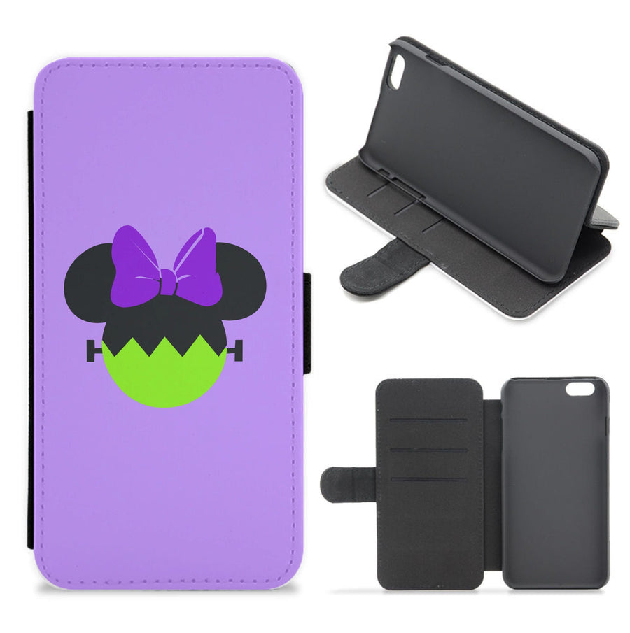 Frankenstein Minnie Mouse - Disney Halloween Flip / Wallet Phone Case