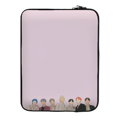 Faceless K-Pop Band Band Laptop Sleeve