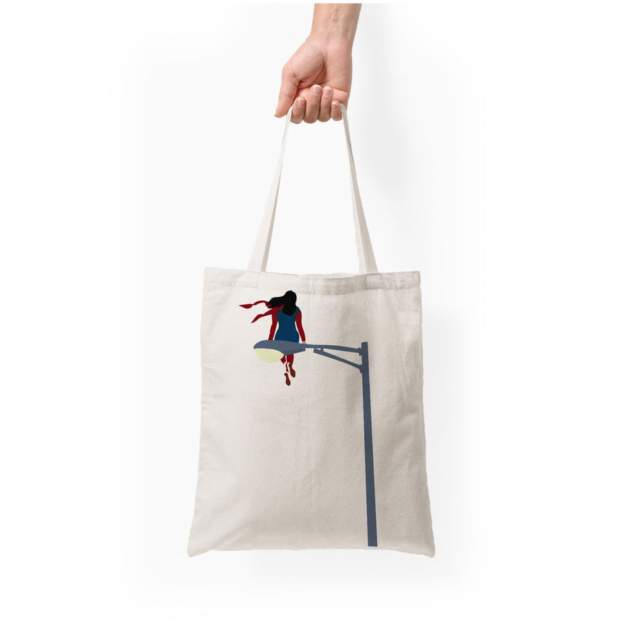 Sitting - Ms Marvel Tote Bag