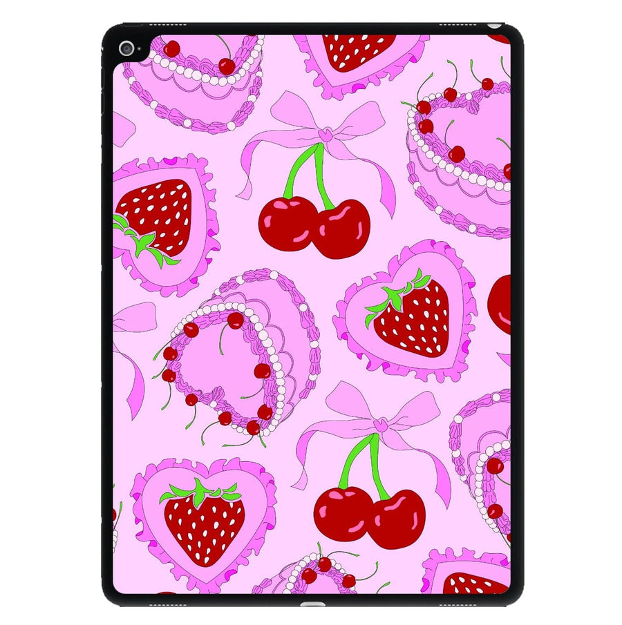 Cherries, Strawberries And Cake - Valentine's Day iPad Case