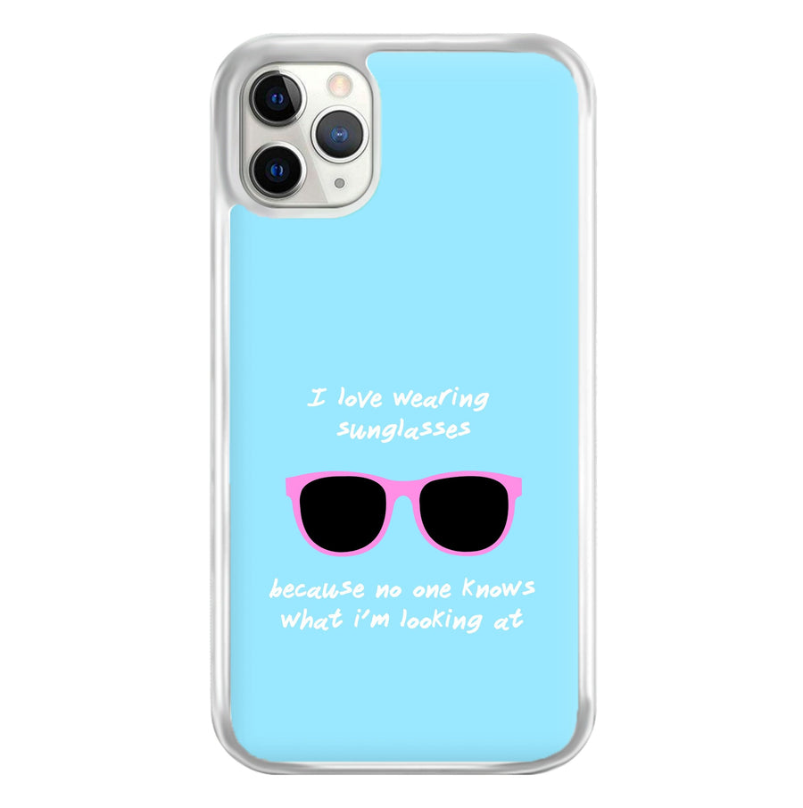 I Love Wearing Sunglasses - Summer Phone Case