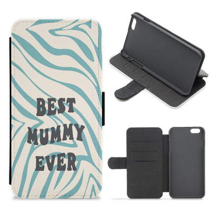 Best Mummy Ever - Personalised Mother's Day Flip / Wallet Phone Case