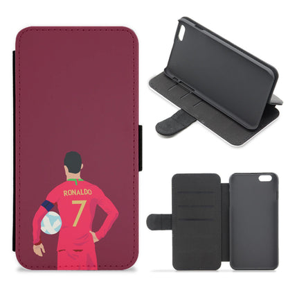 Ronaldo - Football Flip / Wallet Phone Case