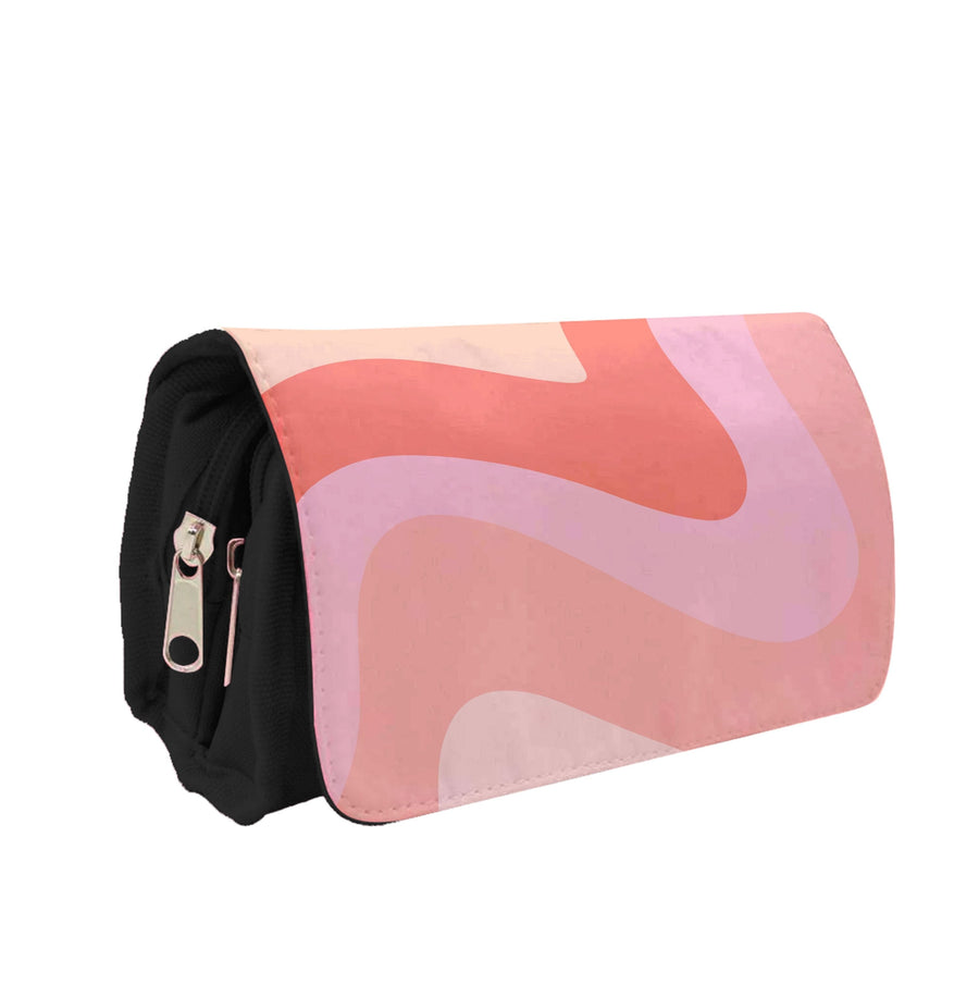 Abstract Pink And Purple Pencil Case