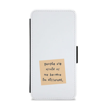 People Are Afraid Of Me - Scissorhands Flip / Wallet Phone Case