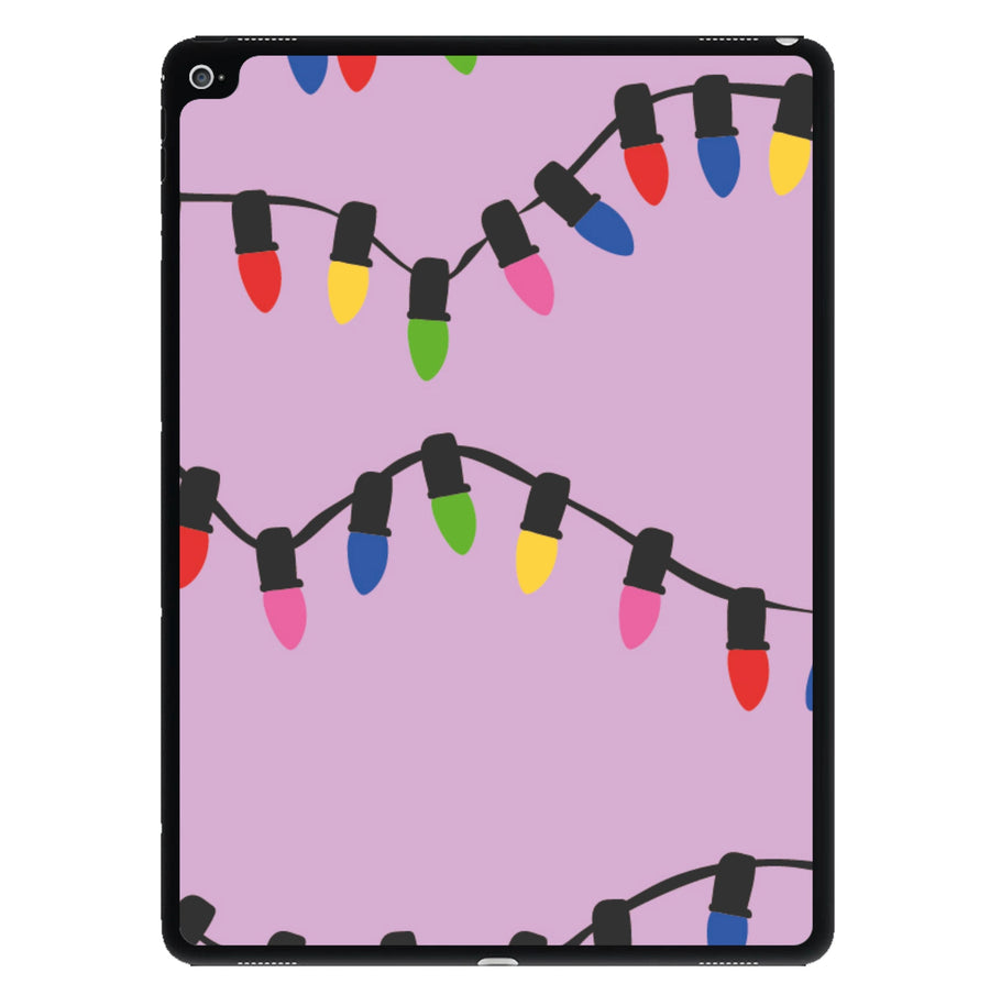 Pink Lights - Christmas Patterns iPad Case