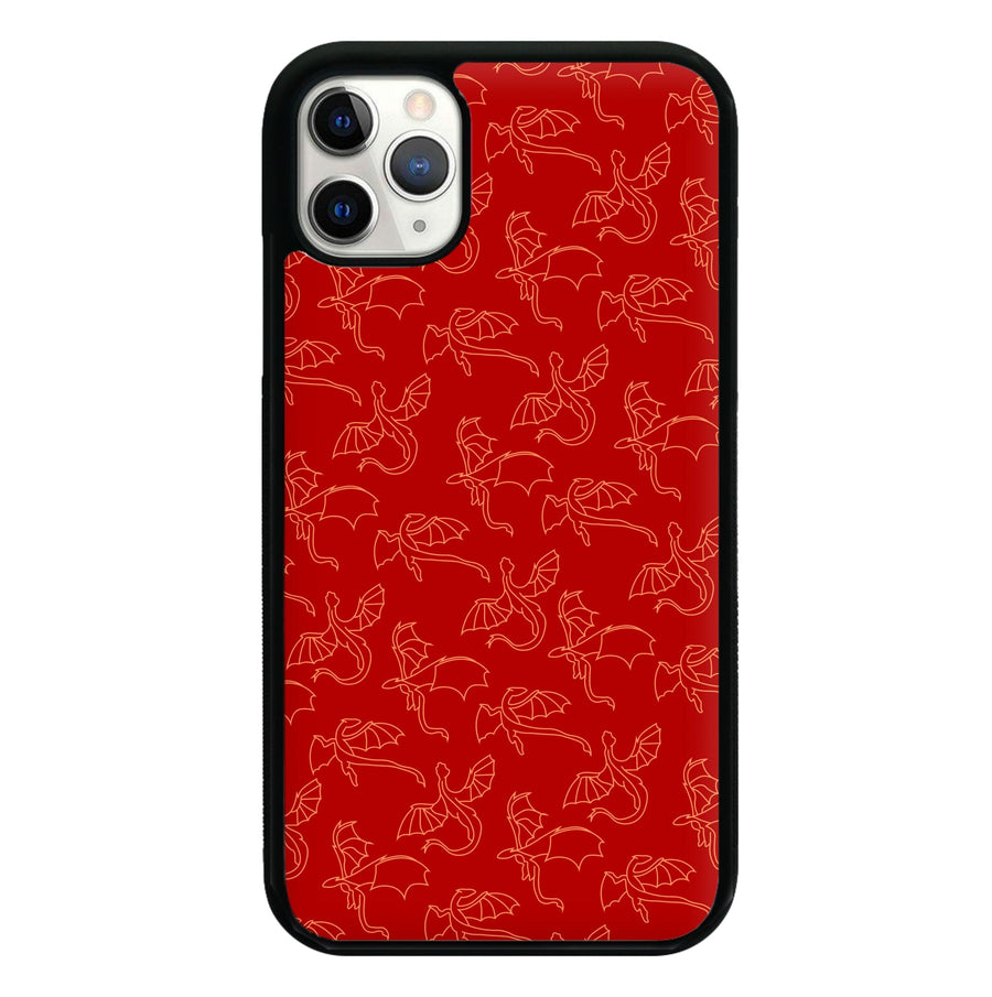 Flying Dragons - Dragon Patterns Phone Case