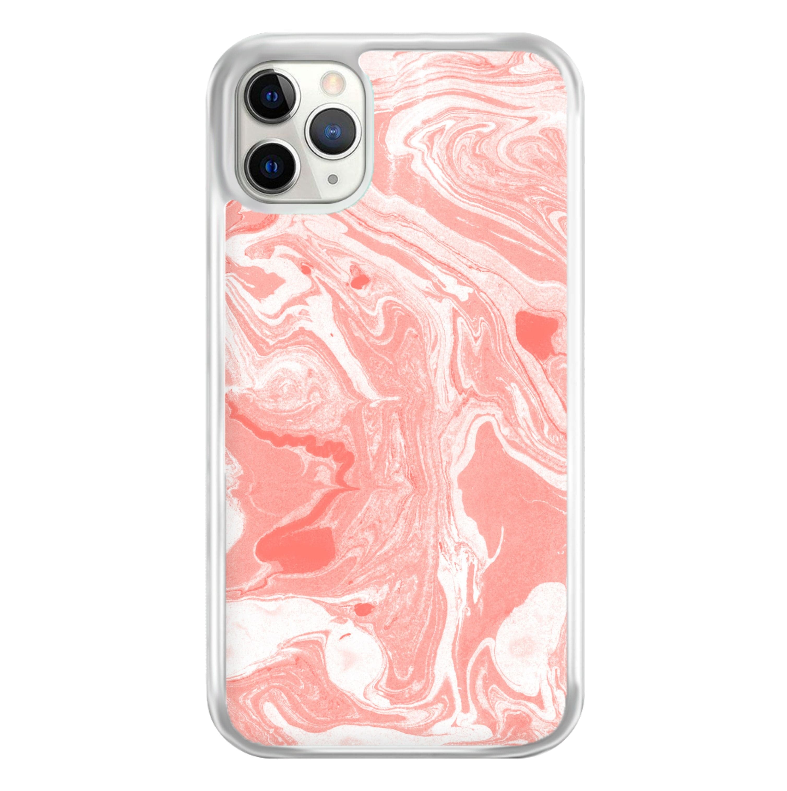 Pink Swirly Marble Phone Case