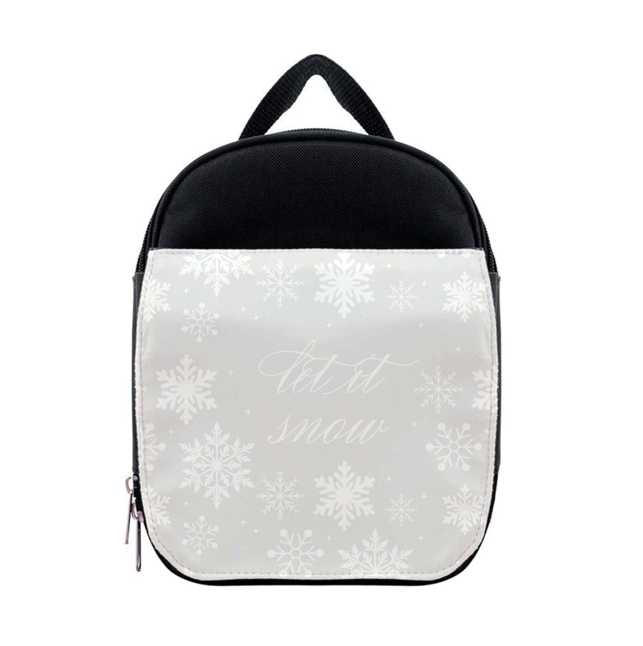 Let It Snow Christmas Pattern Lunchbox