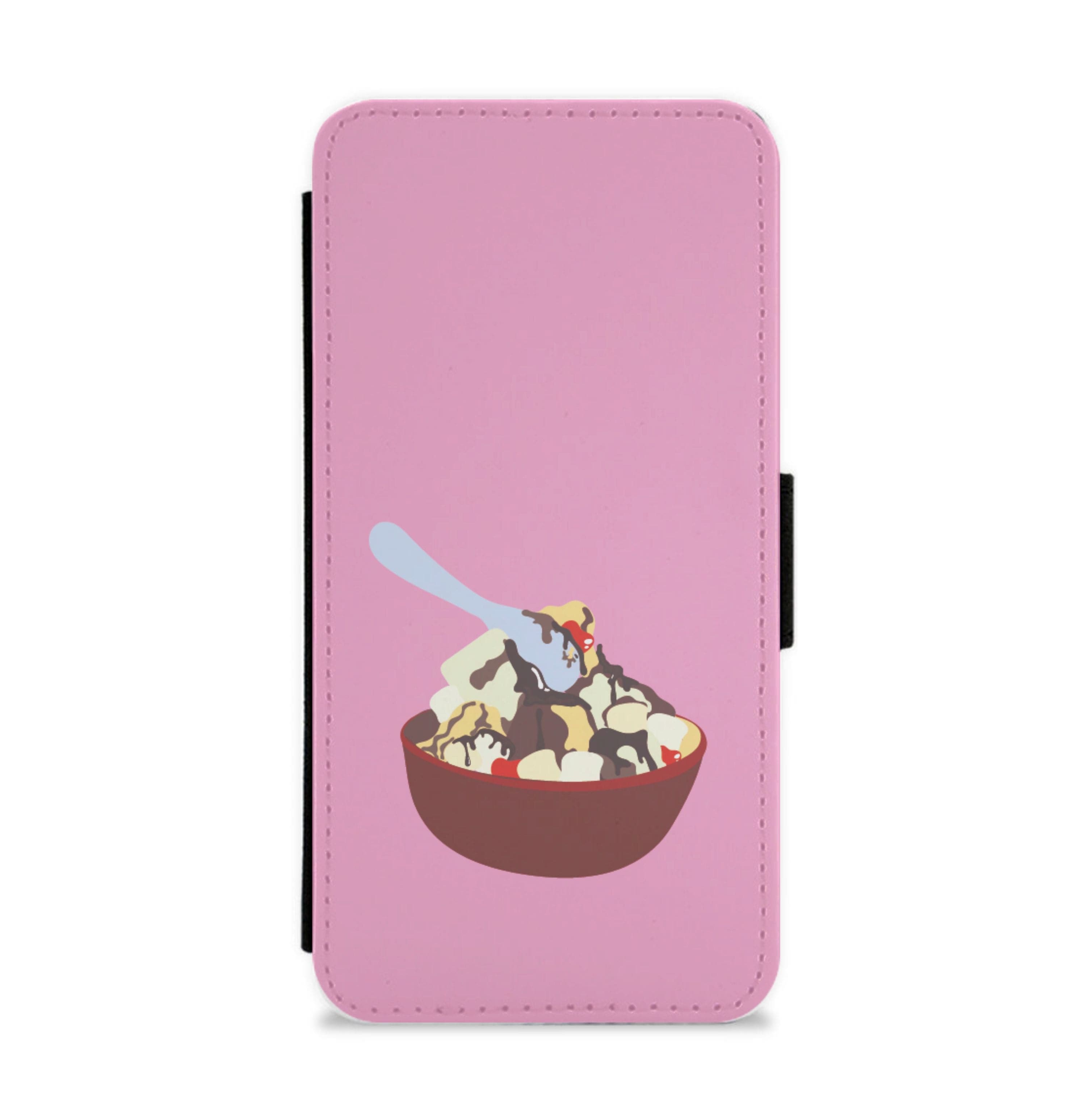 Bowl Of Ice Cream Flip / Wallet Phone Case