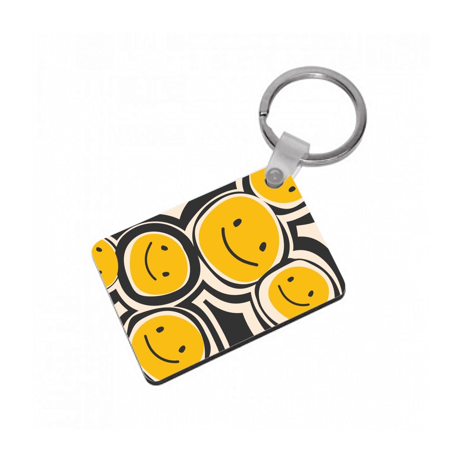 Smiley - Skate Aesthetic  Keyring