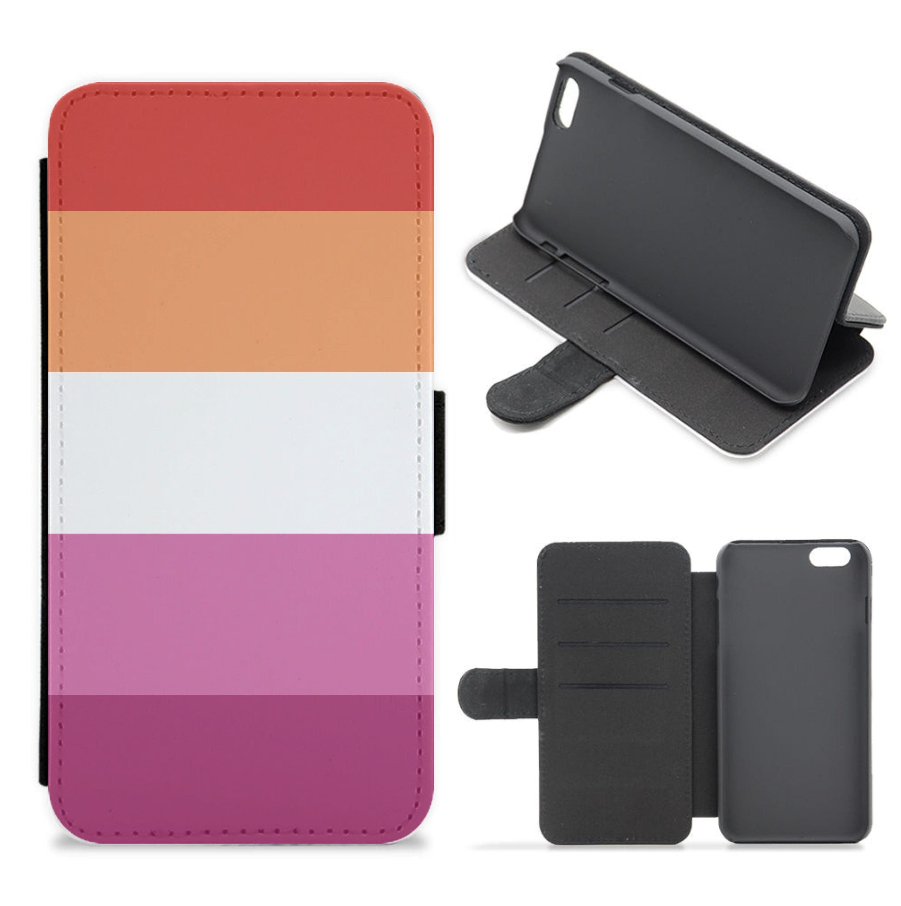 Lesbian Flag - Pride Flip / Wallet Phone Case