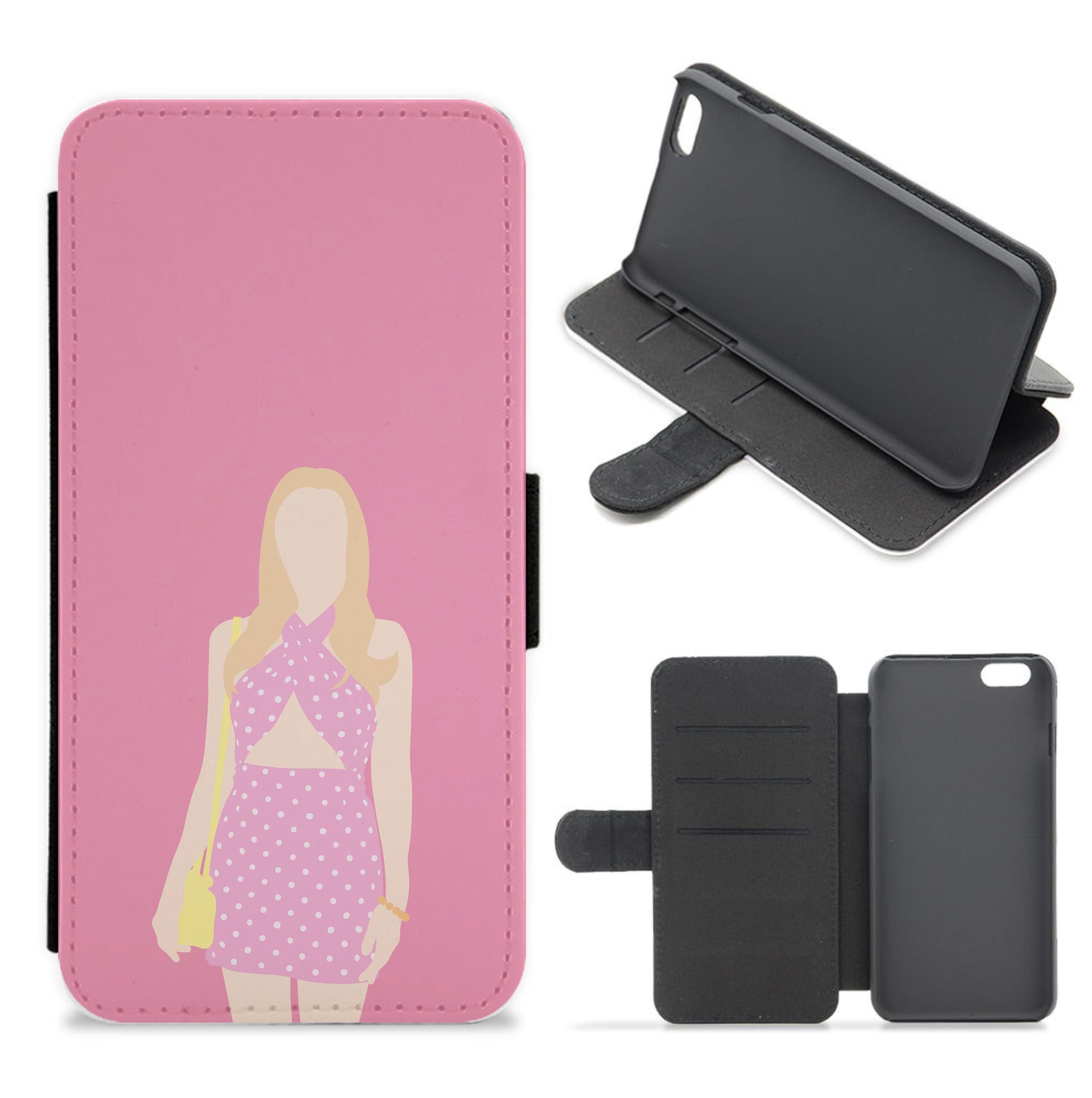 Polka Dot Dress - Margot Flip / Wallet Phone Case