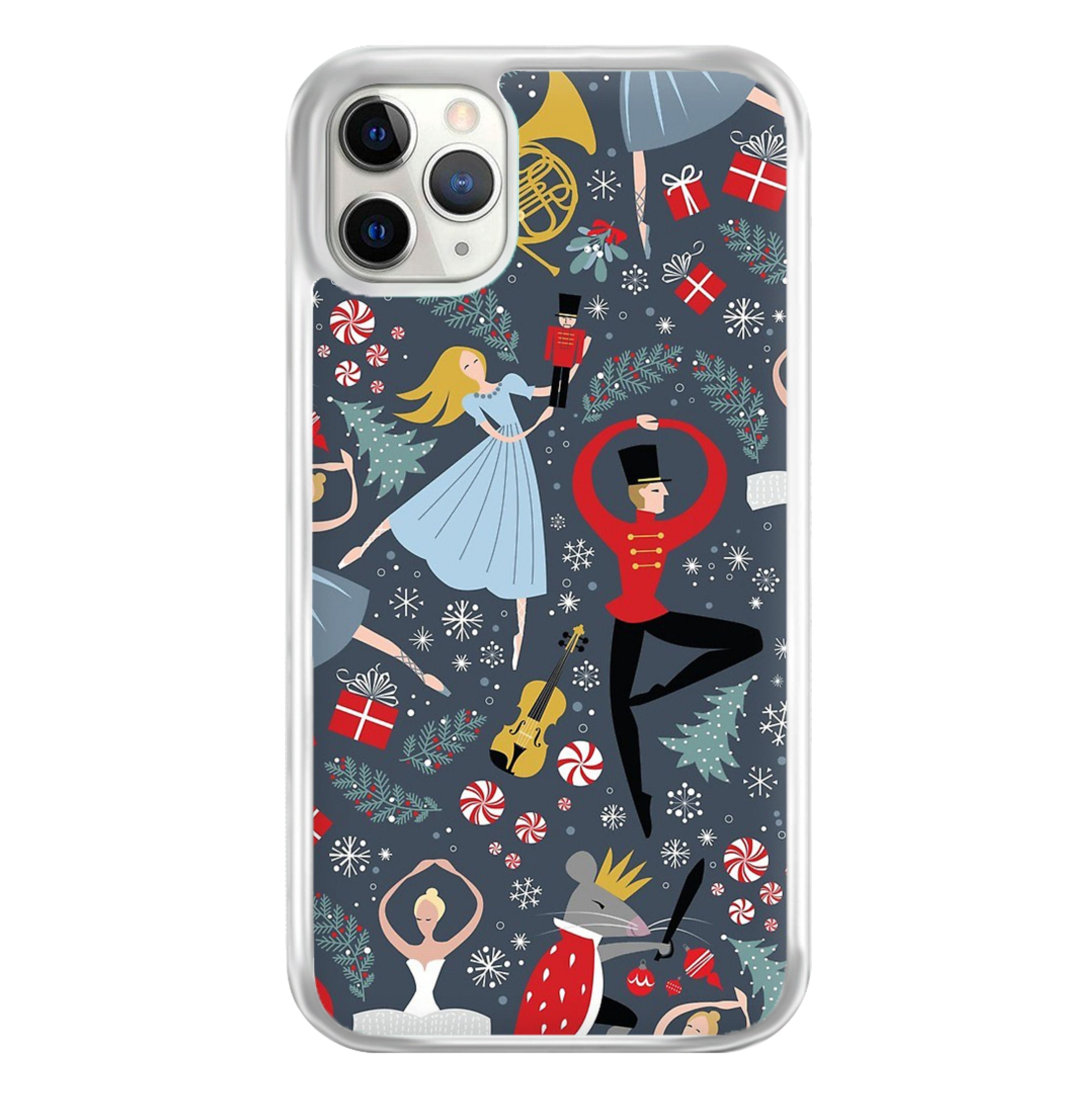 Nutcracker Ballet Pattern - Christmas Phone Case