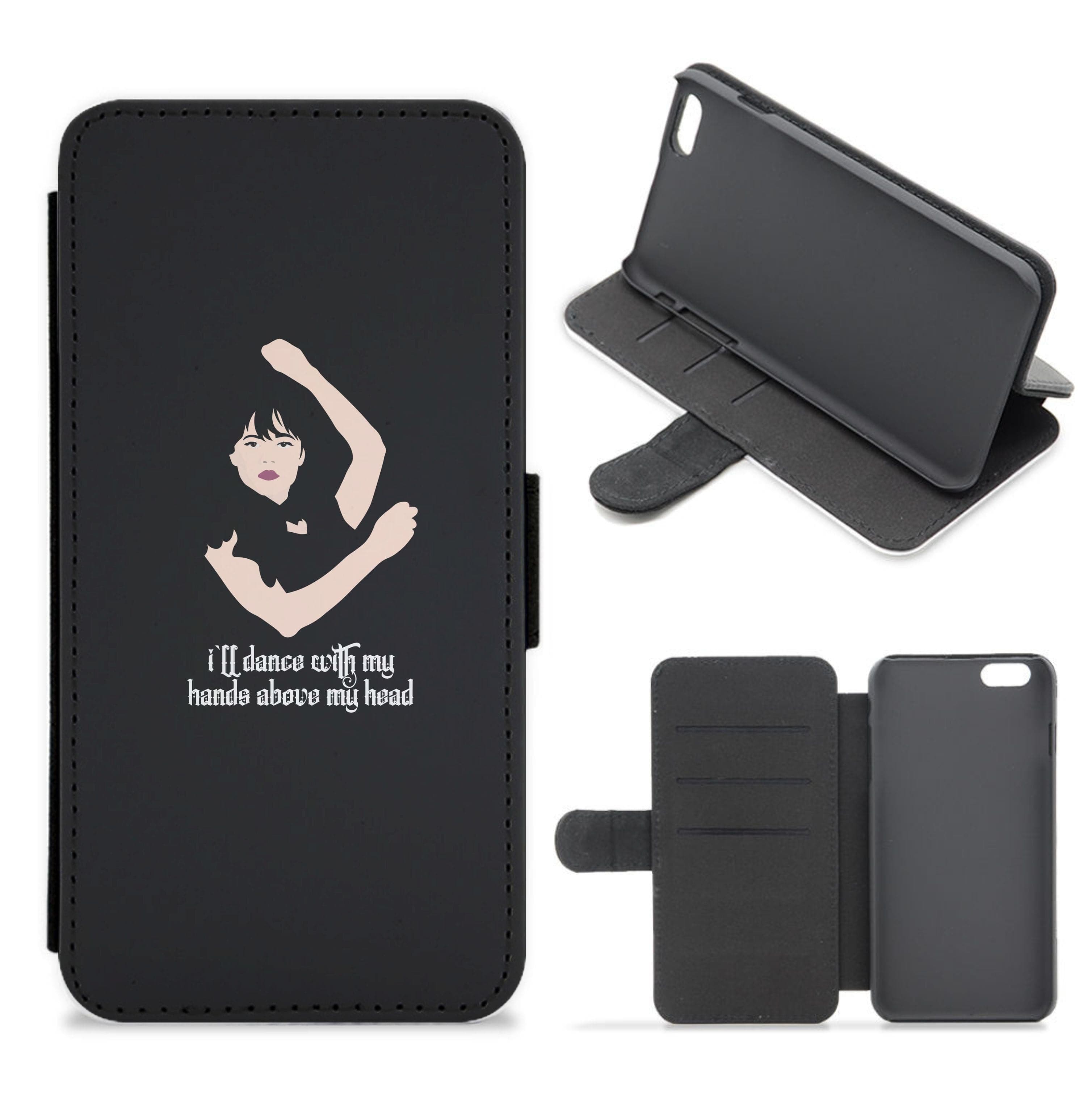 I'll Dance With My Hands Above My Head Wednesday Flip / Wallet Phone Case