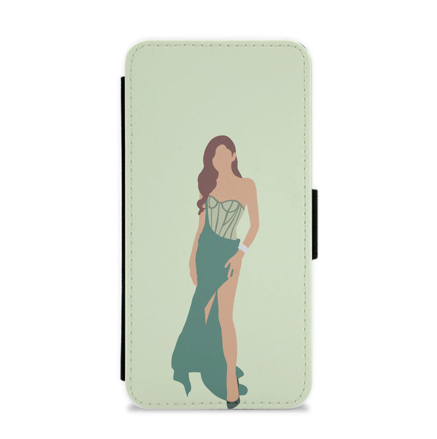 Green - Zendaya Flip / Wallet Phone Case