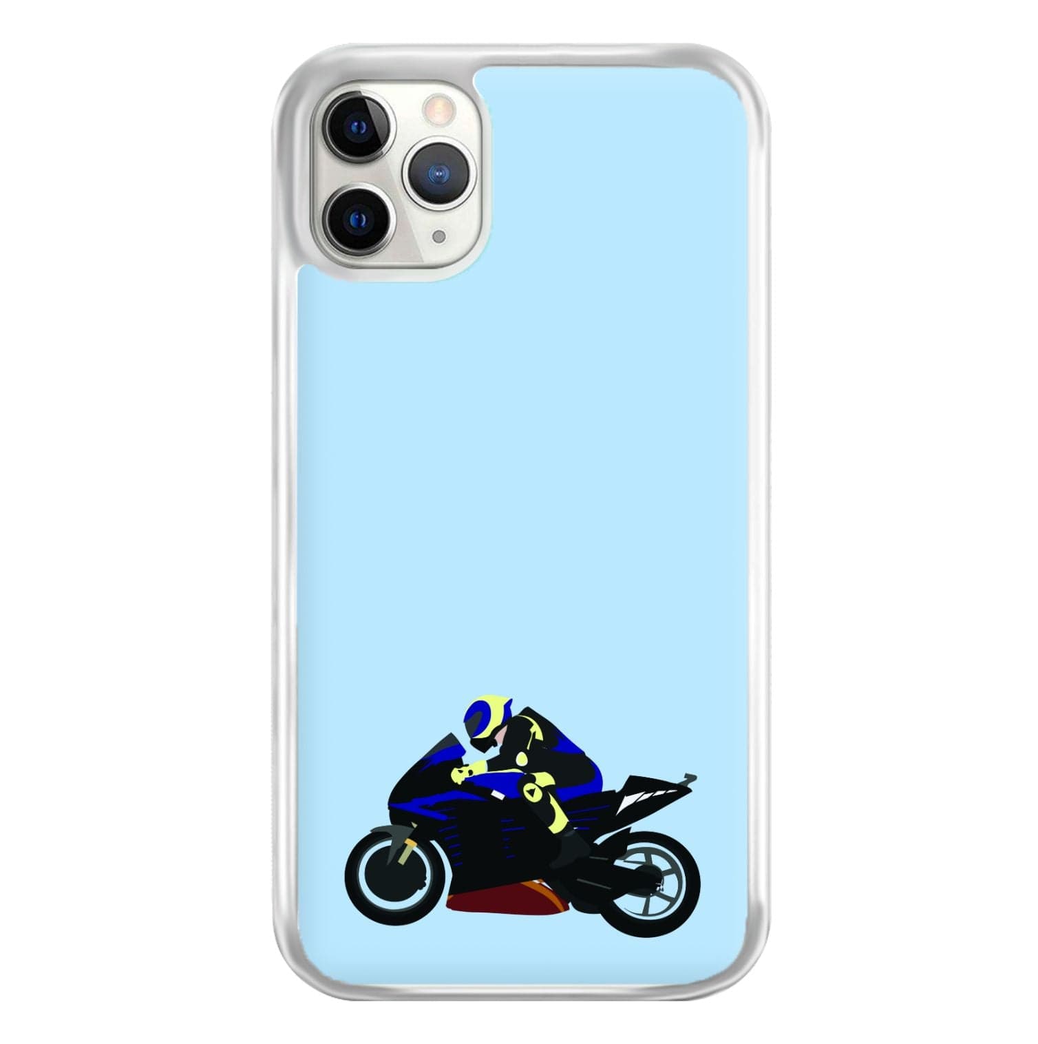 Purple Motorbike - Motorbike Phone Case