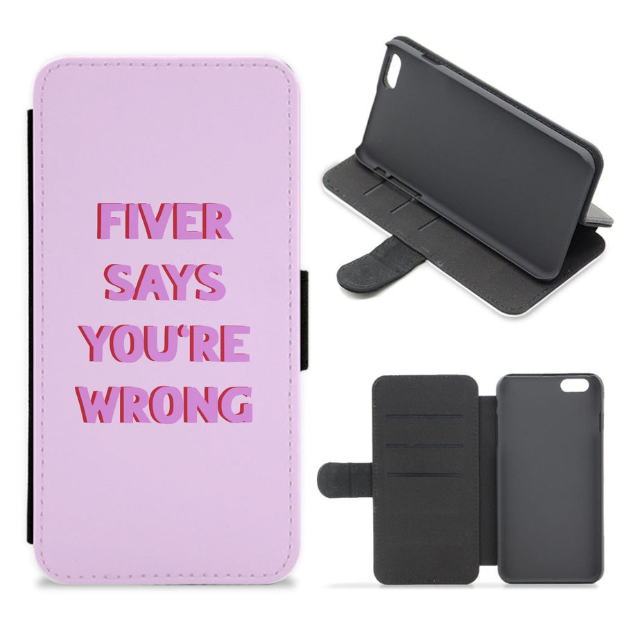 Fiver Says You're Wrong - Catfish And The Bottlemen Flip / Wallet Phone Case