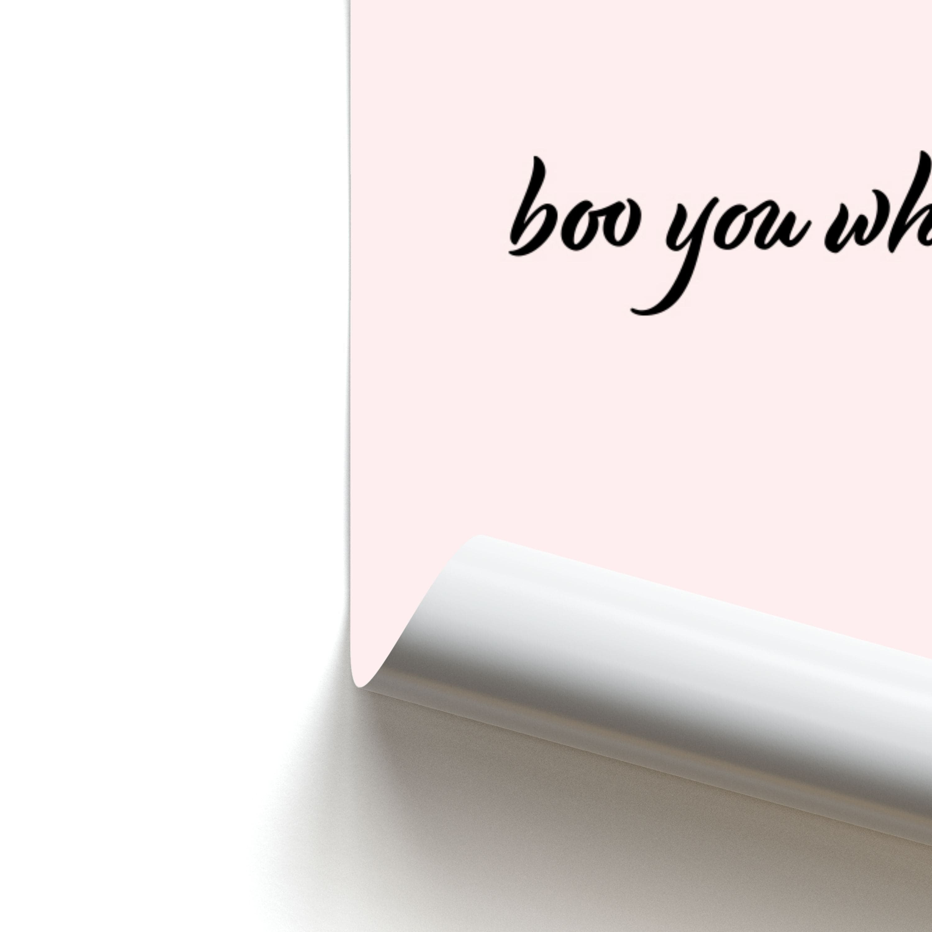 Boo You Whore Poster