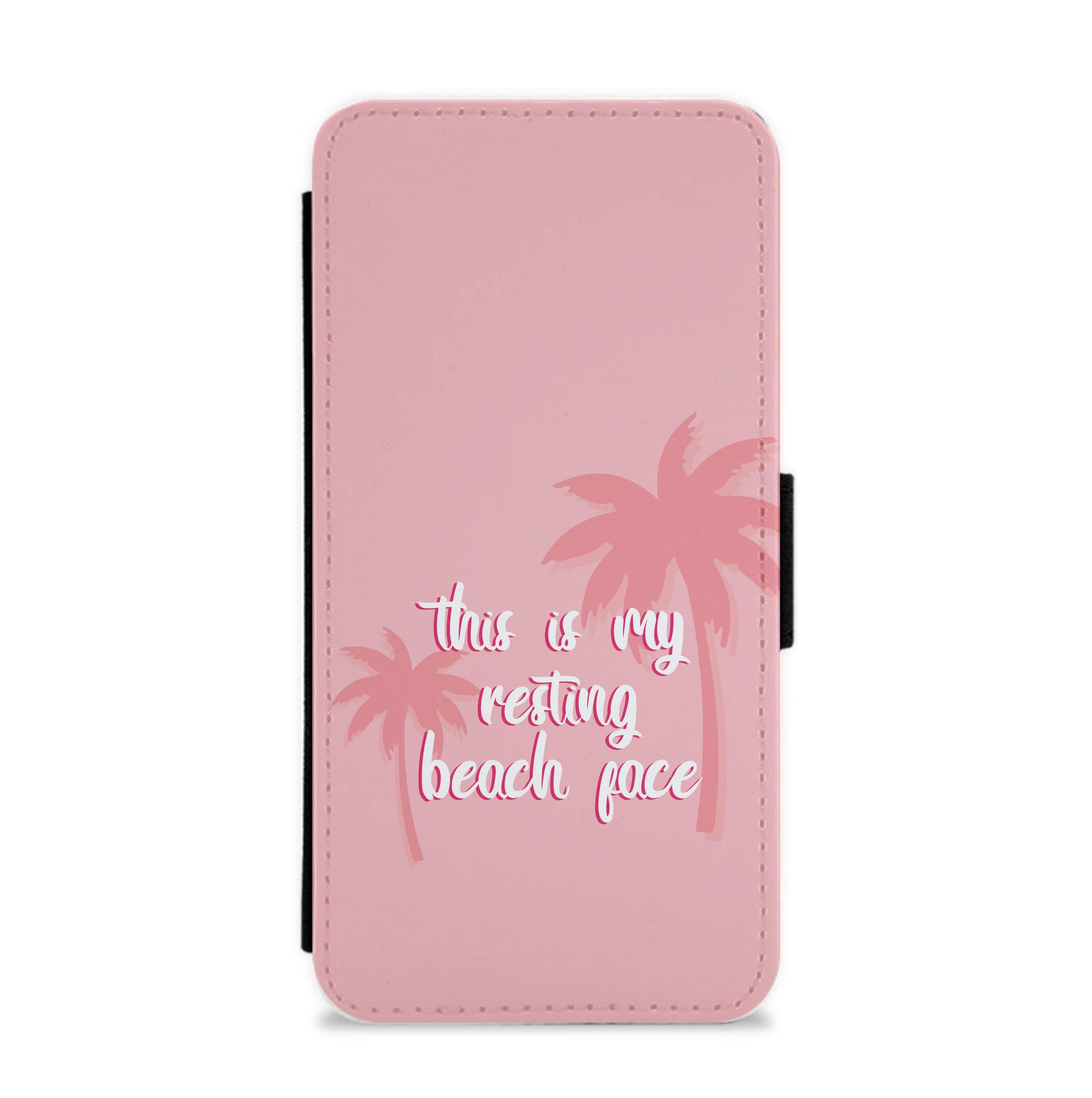 This Is My Resting Beach Face - Summer Quotes Flip / Wallet Phone Case