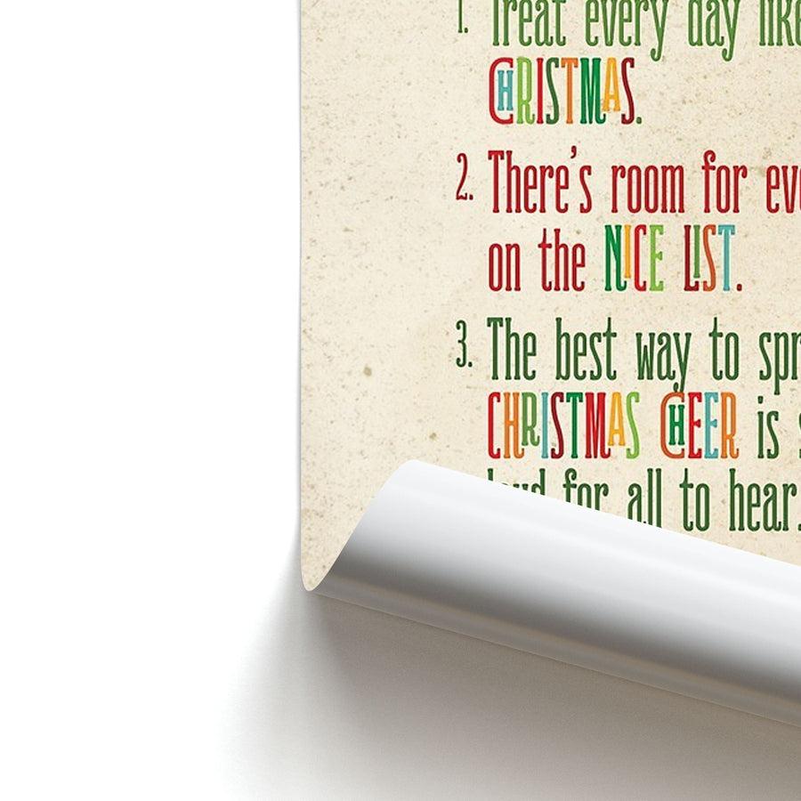 The Elf Code - Buddy The Elf Poster