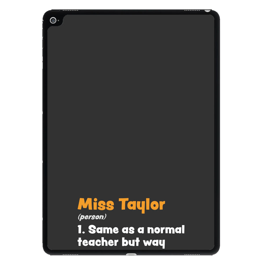 Way Cooler - Personalised Teachers Gift iPad Case