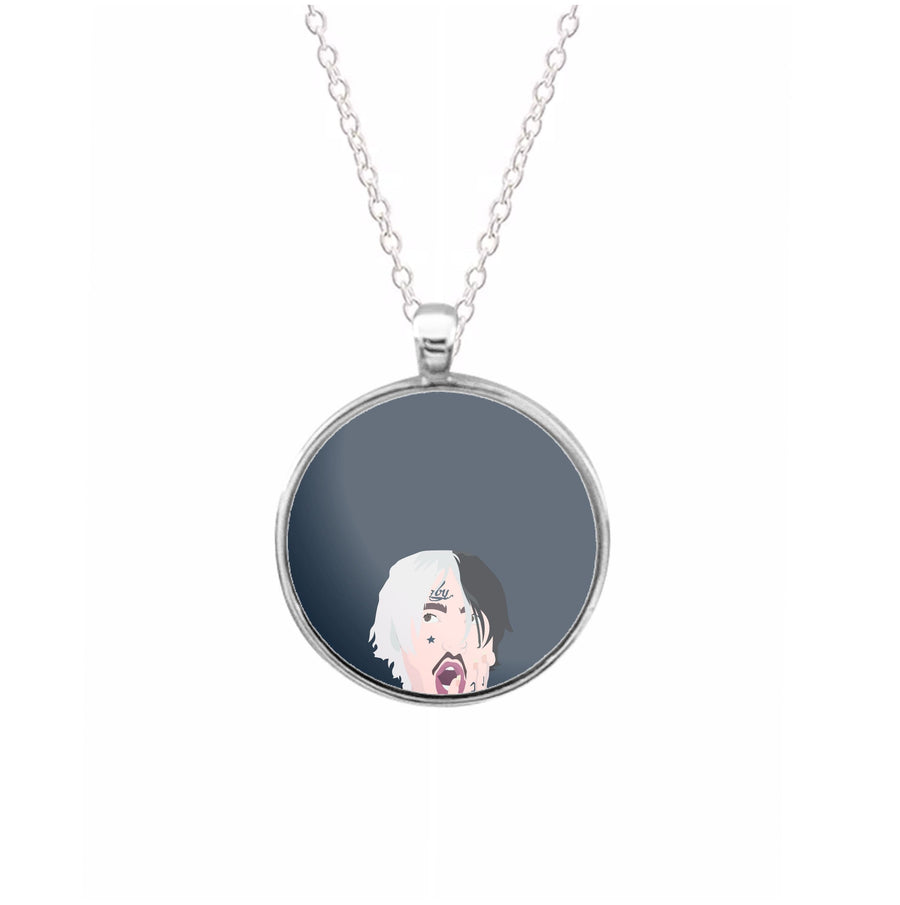 Black And White Hair - Lil Peep Necklace
