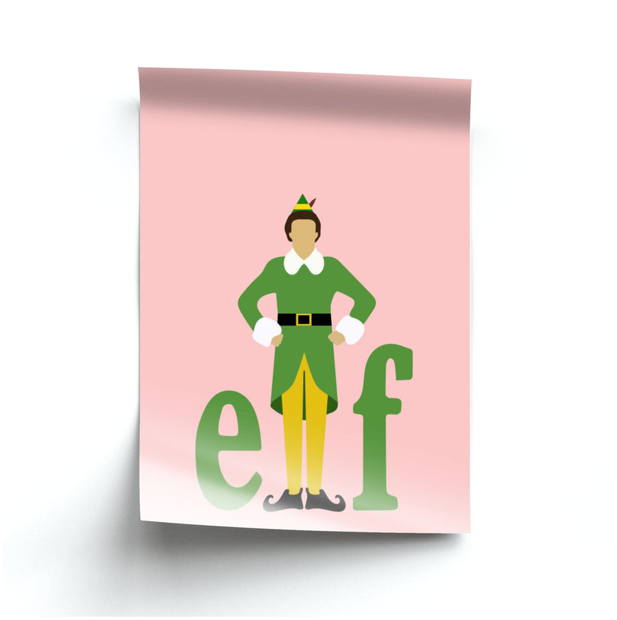 Elf Logo Poster