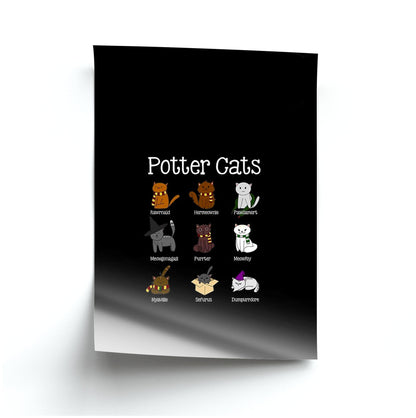 Harry Pawter Cats Poster