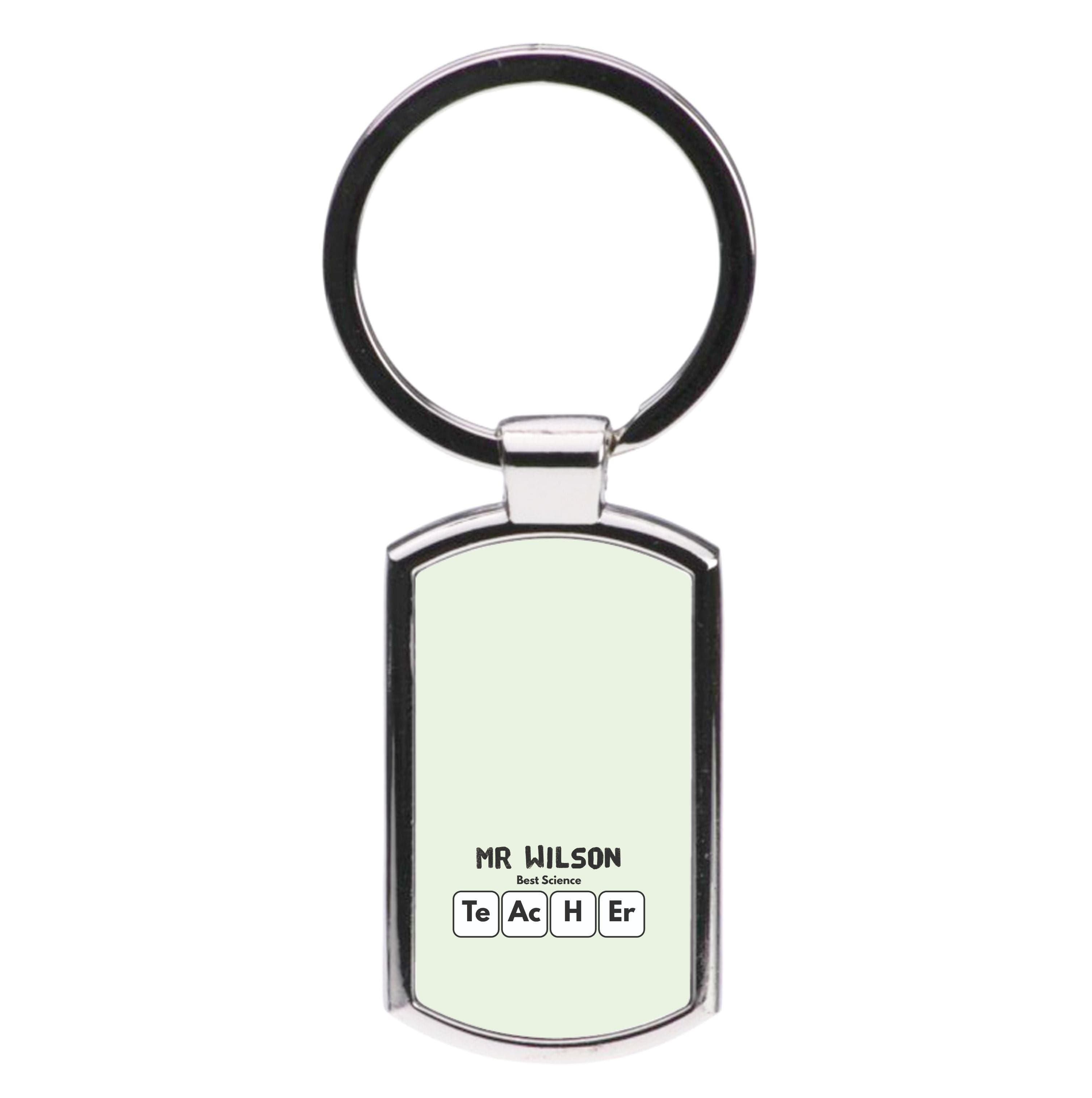 Science Teacher - Personalised Teachers Gift Luxury Keyring