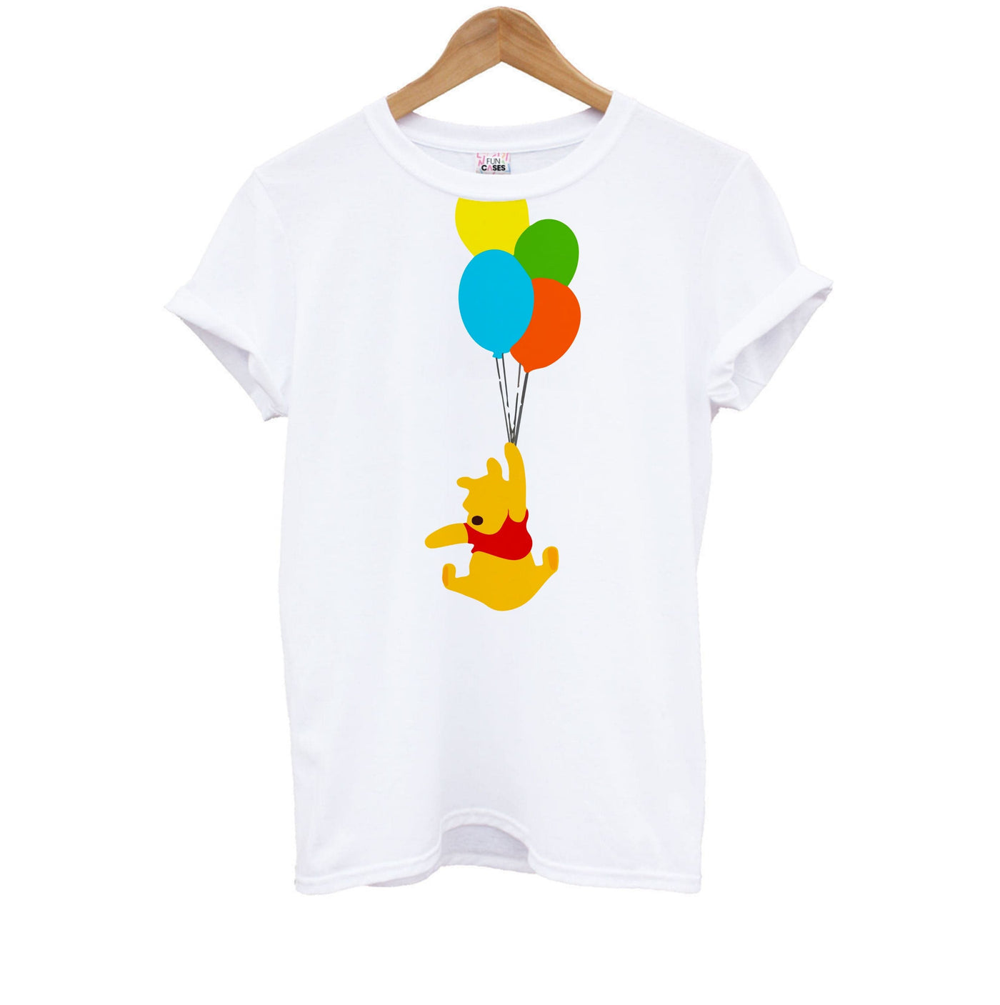 Pooh On Balloons - Disney Kids T-Shirt